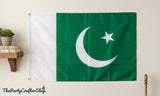 Pakistan Flag 5x8 Ft | Large Polyester Pakistani Banner With Metal Grommets | Outdoor Patriotic Decor
