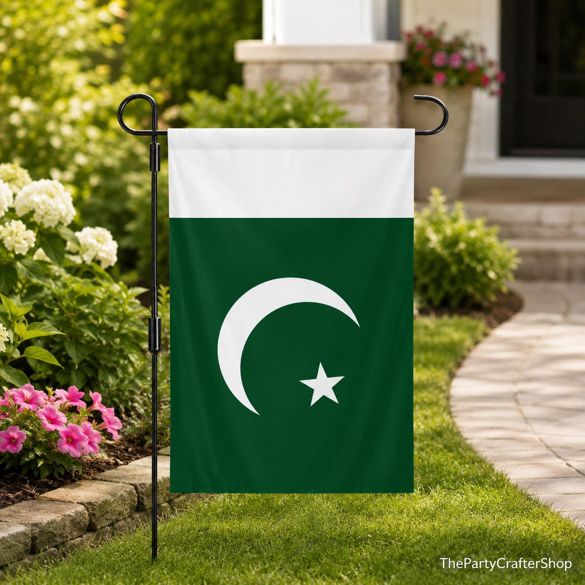 Pakistan Garden Flag 12x18 Inch, Double Sided Patriotic Yard Decor