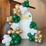 Emerald Green Gold Balloon Arch Kit, Jungle Party Decor, Birthday Baby Shower Garland