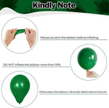 35Pcs Green Black Silver Balloons, Dark Green Confetti Party Decor