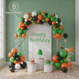 Sports Theme Balloon Arch Garland Kit, Orange Green Black Party Decoration