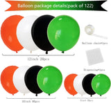 Sports Theme Balloon Arch Garland Kit, Orange Green Black Party Decoration