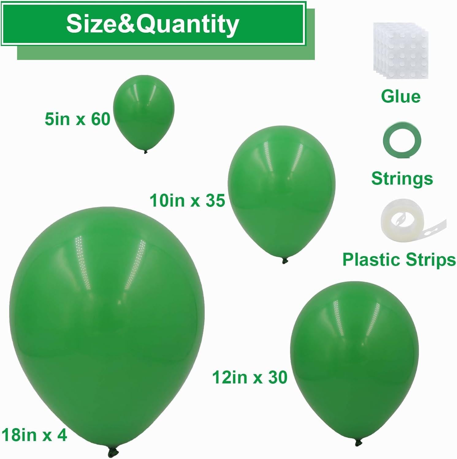 Green Balloon Arch Kit, Jungle Safari Party Garland, Birthday Baby Shower Decor