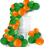 Orange Green Latex Balloons, 12 Inch Party Decor (80 Pcs)