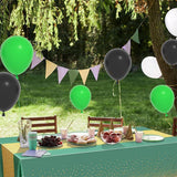 Green Black Silver Balloon Arch Kit, Jungle Safari Baby Shower Garland