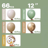 Sage Green Balloon Garland Kit, Woodland Baby Shower Wedding Party Decor