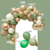 Sage Green Balloon Garland Kit, Woodland Baby Shower Wedding Party Decor