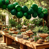 Dark Emerald Green Latex Balloons, 12 Inch Helium Party Decor (50Pcs)