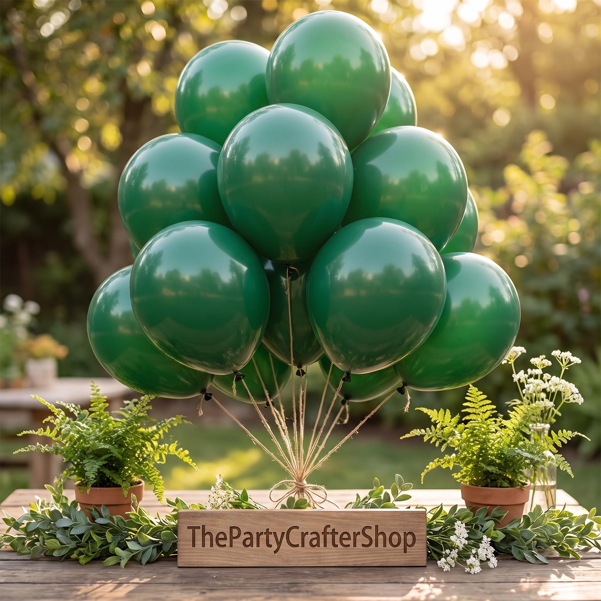 Dark Green Mini Balloons, 5 Inch Latex Party Decor, Birthday Wedding Baby Shower