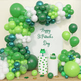 Green Balloon Arch Kit, Dark Lime Latex Confetti Balloons, Safari Jungle Party Decor