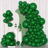 Dark Green Balloon Arch Kit, Hunter Emerald Garland, Jungle Safari Party Decor