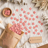 6 Pack Rose Gold Glitter Star Garland | 50ft Paper Bunting Party Decor