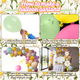 Groovy Daisy Balloon Arch Kit | Boho Floral Garland for Parties