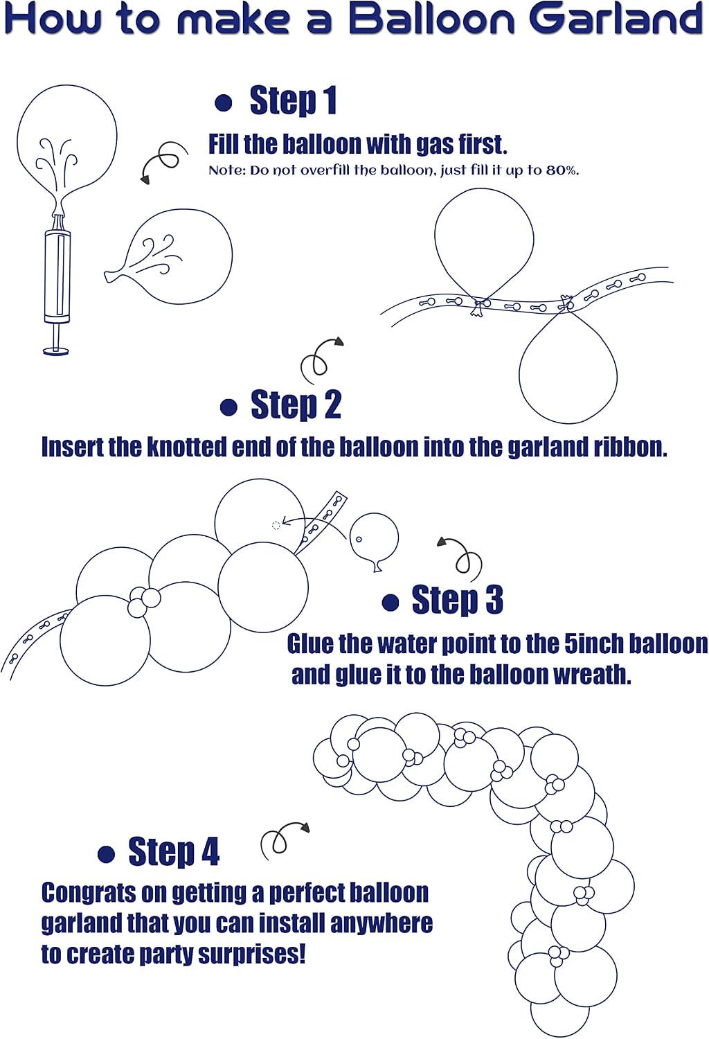 Hawaiian Beach Balloon Arch Kit | Tropical Summer Party Garland with Beach Ball Balloons