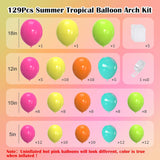 Tropical Balloon Arch Kit | Rainbow Garland, Summer Party Decor