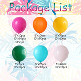 Tropical Balloon Arch Kit | Teal, Hot Pink, Orange, Yellow Garland for Parties