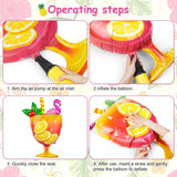 Tropical Balloon Arch Kit | Flamingo, Pineapple, Palm Tree Luau Garland