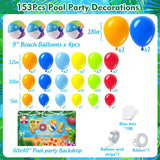 Pool Party Balloon Arch Kit | Tropical Summer Garland, Beach Ball Backdrop