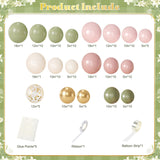 Sage Green Pink Balloon Arch Garland Kit | Double Stuffed Dusty Pink | Baby Shower Wedding