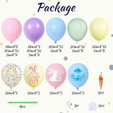 Pastel Easter Balloon Arch Kit | Bunny, Carrot, Rainbow Party Decor