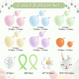 Easter Balloon Arch Kit | Pastel Bunny Balloon Garland | Baby Shower Spring Birthday Party Decor