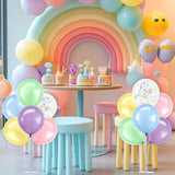 Macaron Balloon Centerpieces Kit | Pastel Spring Party Table Decor