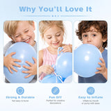 Pastel Blue Balloons | 12 Inch Baby Blue Latex Party Decor