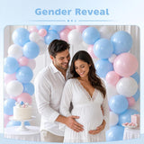 Pastel Blue Balloons | 12 Inch Baby Blue Latex Party Decor