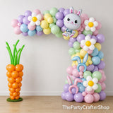 Easter Balloon Arch Kit | Bunny Carrot Garland, Spring Party Decor