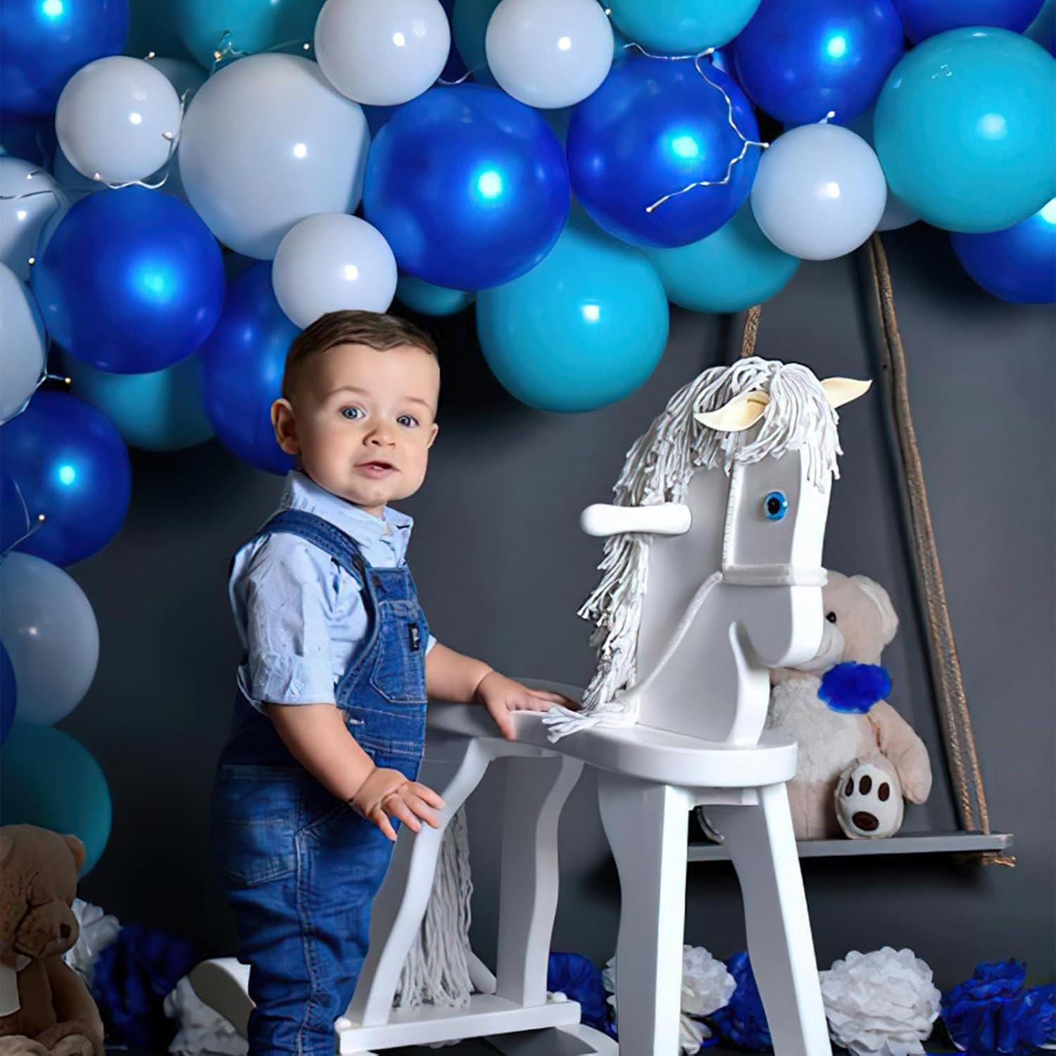 Pearl Blue Balloon Arch Kit | Sky Blue Party Decor, Baby Shower, Graduation, Wedding