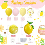 Lemonade Balloon Arch Kit | Tropical Summer Birthday Party Decor