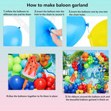 Pool Party Balloon Garland Kit | Tropical Summer Birthday Baby Shower Decor