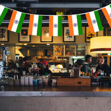 India Flag Bunting Banner | 33ft 38 Pennants, Patriotic Decorations