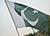 Pakistan Flag 2x3 Ft, Polyester National Flag With Brass Grommets
