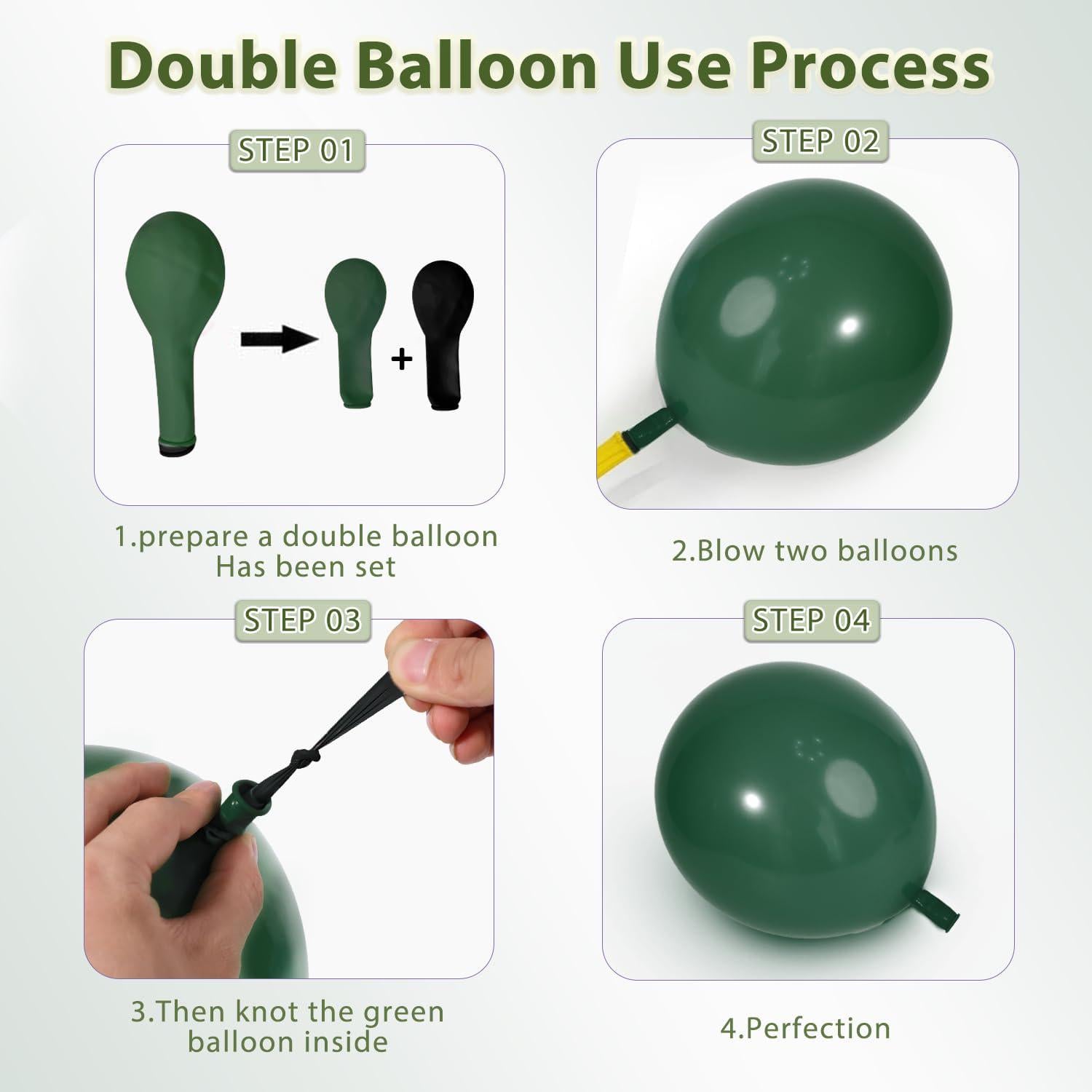 Emerald Green Gold Balloon Arch Kit, Safari Party Garland, Wedding Birthday Decor