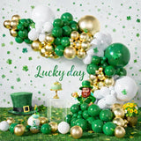 Emerald Green Gold Balloon Arch Garland Kit, Birthday Jungle Party Decor