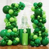 Dark Green Balloon Arch Garland Kit, Jungle Safari Birthday Party Decor