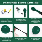 Dark Emerald Green Balloon Arch Garland Kit, Double Stuffed Party Decor