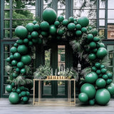 Dark Emerald Green Balloon Arch Garland Kit, Double Stuffed Party Decor