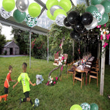 Black Green Silver Balloon Arch Kit, Lime Sage Garland, Birthday Party Decor