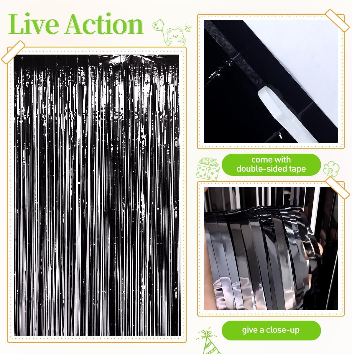Black White Lime Green Balloon Arch Garland Kit, Birthday Party Decor