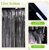 Black White Lime Green Balloon Arch Garland Kit, Birthday Party Decor