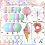 Ice Cream Balloon Garland Kit | Pastel Candyland Arch, Sweet One Birthday Decorations