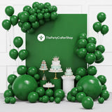 Dark Green Balloon Arch Garland Kit, Jungle Forest Birthday Party Decoration