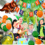 50Pcs Green Orange Balloon Set, Confetti Latex Balloons, Birthday Baby Shower Graduation Party Decoration