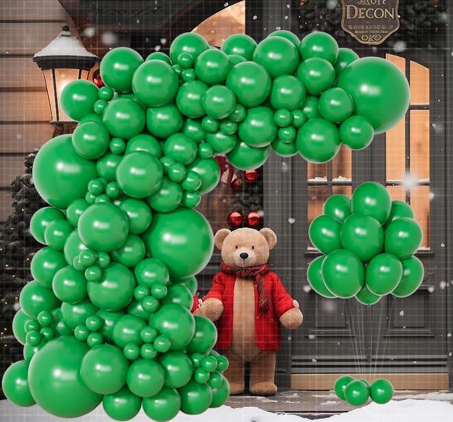 Green Balloon Arch Kit, Jungle Safari Party Garland, Birthday Baby Shower Decor