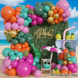 Tropical Balloon Arch Kit | Hawaiian Luau Birthday Garland Decor