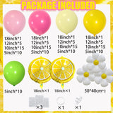 Pink Yellow Lemon Balloon Arch Kit | Lemonade Party Flower Balloons Bridal Shower Summer Birthday
