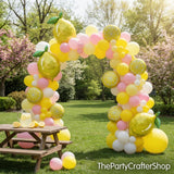 Lemon Balloon Garland Kit | Yellow Pink Summer Party Decor, Bridal Shower, Baby Shower
