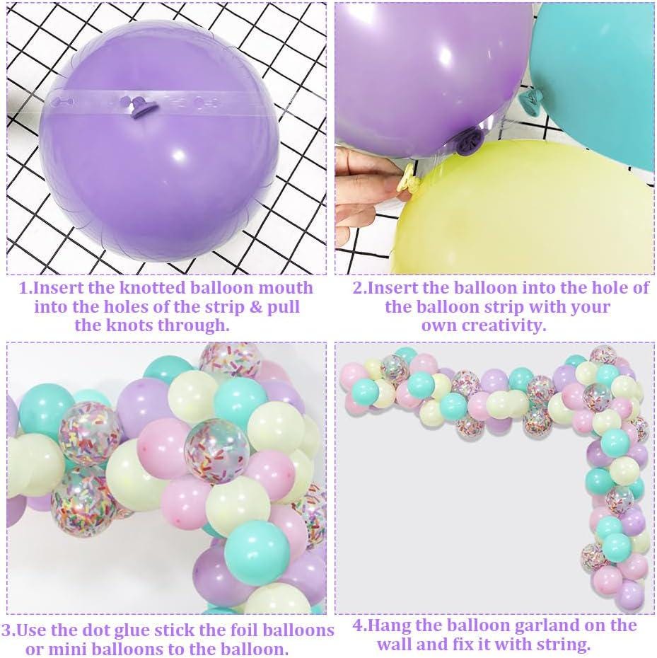 Pastel Macaron Popsicle Balloon Garland | Ice Cream Party Decor, Baby Shower, Birthday Arch